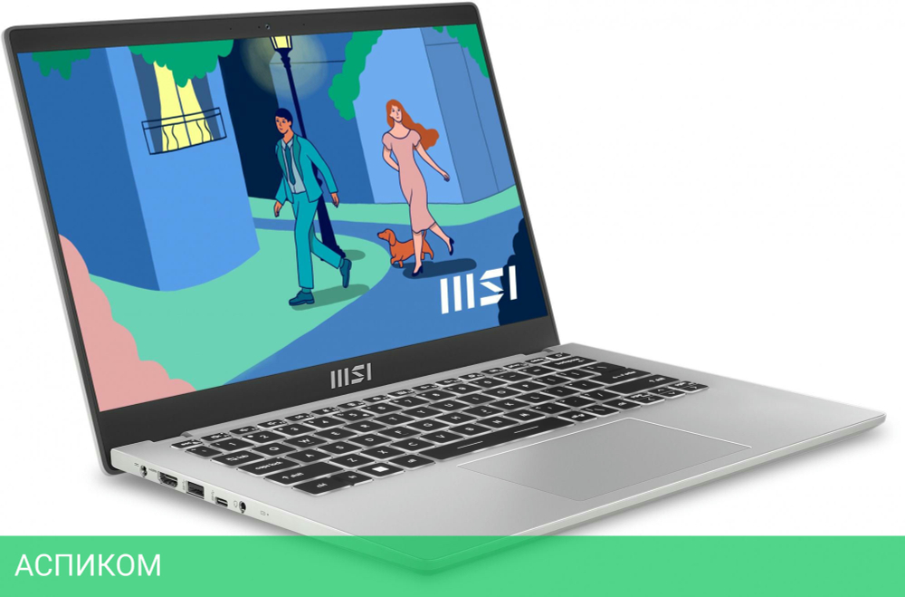 Ноутбук MSI Modern 14 C12MО-688RU Silver (9S7-14J111-688)