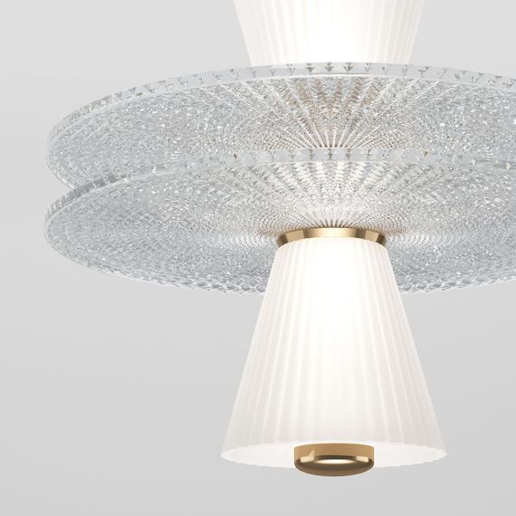 Подвесной светодиодный светильник Eurosvet Kontur 40028/1 LED белый