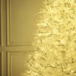 Искусственная белая елка с гирляндой встроенной «Normandia» Нормандия (коралловые ветки) от 2,1 м до 2,4 м