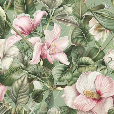 Розовые лилии