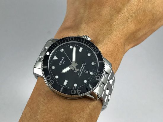 Мужские часы Tissot T120.407.11.051.00 Seastar 1000 Powermatic 80