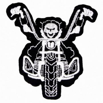 Нашивка Байкер на мотоцикле (272)