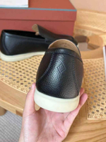 Лоферы Loro Piana Summer Walk с мехом