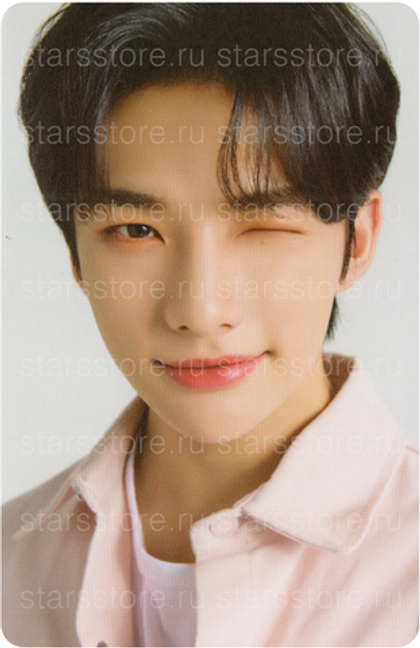 Фотокарта Hyunjin SKZ x NACIFIC (STAY IN MEMORY VER A двусторонняя)