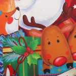 Пакет подарочный «Веселый Дедушка Мороз» 31*42*12 см, микс