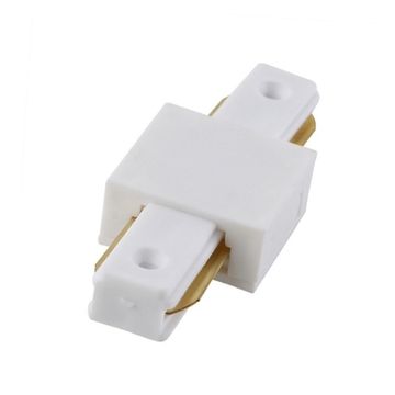 Коннектор прямой для однофазного шинопровода CLT 0.211 01 WH белый Crystal Lux