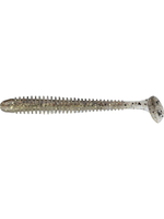 Приманка силиконовая Keitech Swing Impact 4.5" #417 Gold Flash Minnow, 3 упаковки по 6 штук