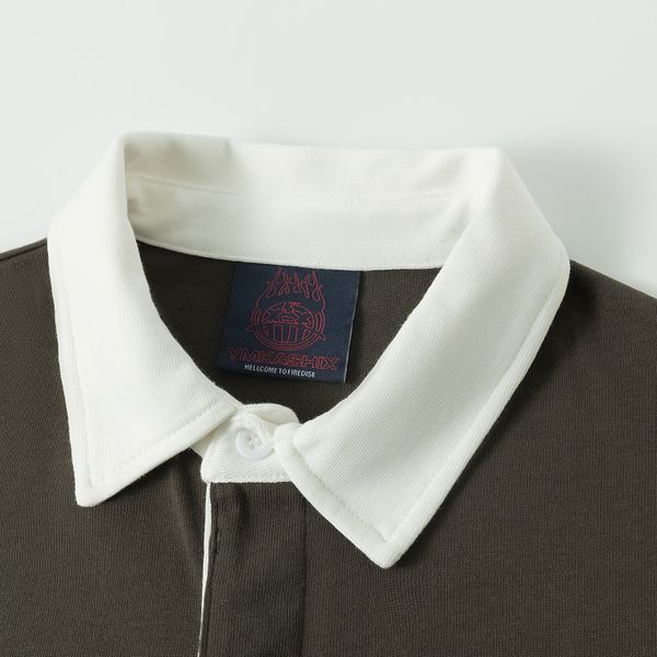 Лонгслив Rugby коричневый/песочный - фото 4