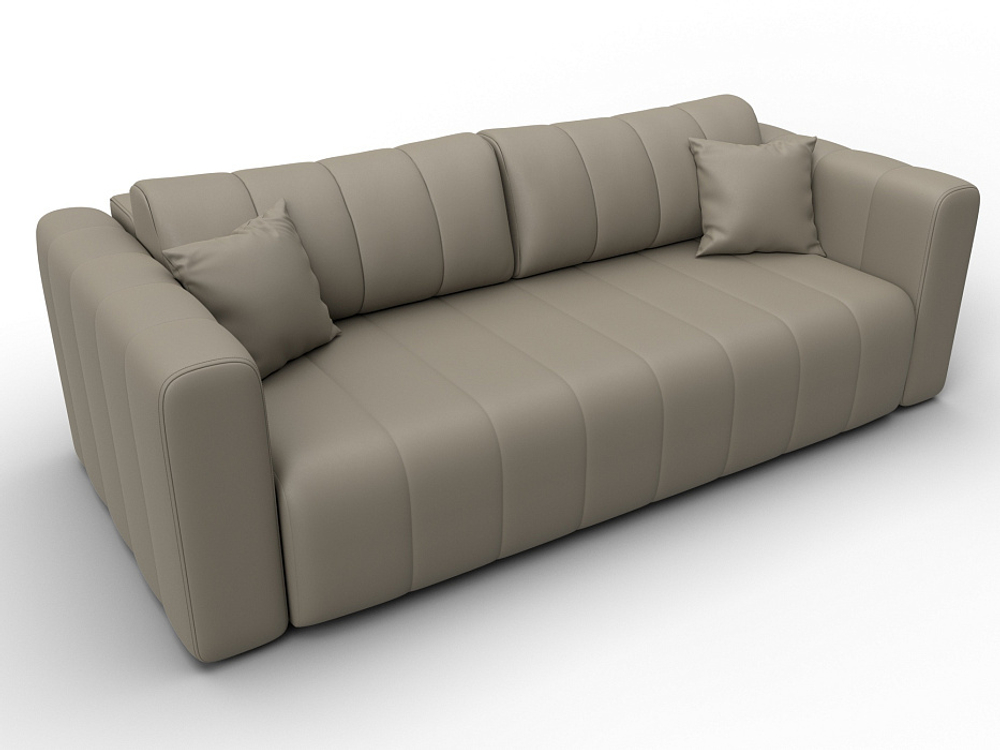 Диван прямой Лига-062 НПБ ЭКОКОЖА GRIFON 04 бежевый