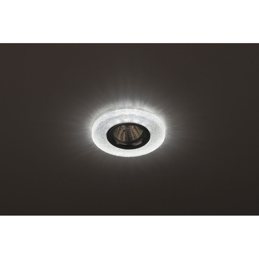 DK LD1 WH Светильник ЭРА декор cо светодиодной подсветкой, прозрачный