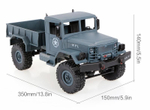 Радиоуправляемый краулер WPL Military Truck 4WD  1:16