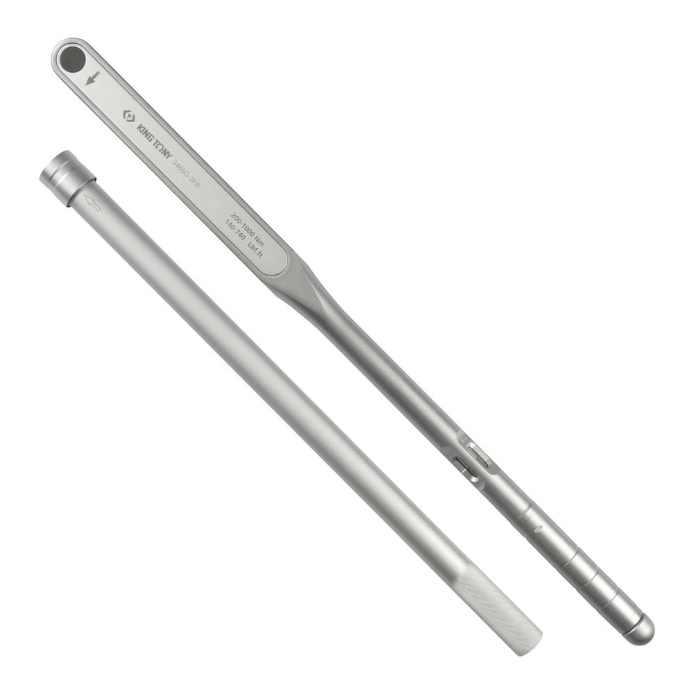 KING TONY (3465G-3FB) Динамометрический ключ серии "ALUMINIUM", 3/4", 200-1000 Нм, футляр