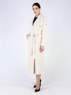 Пальто демисезонное длинное с поясом