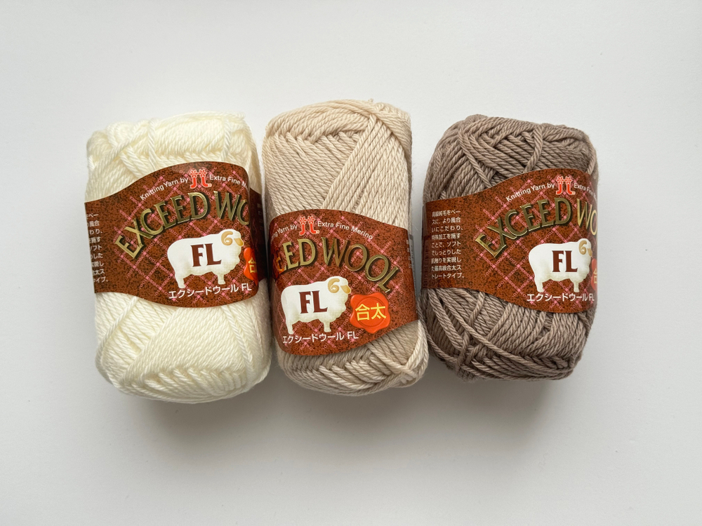 Exceed Wool FL, цвет 731 серо-бежевый