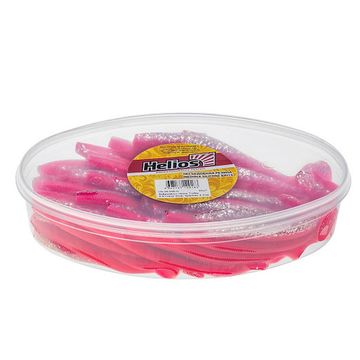 Виброхвост несъедоб. Trofey 5.5'/14см Silver Sparkles & Pink 50шт. (HS-25-035-N) Helios