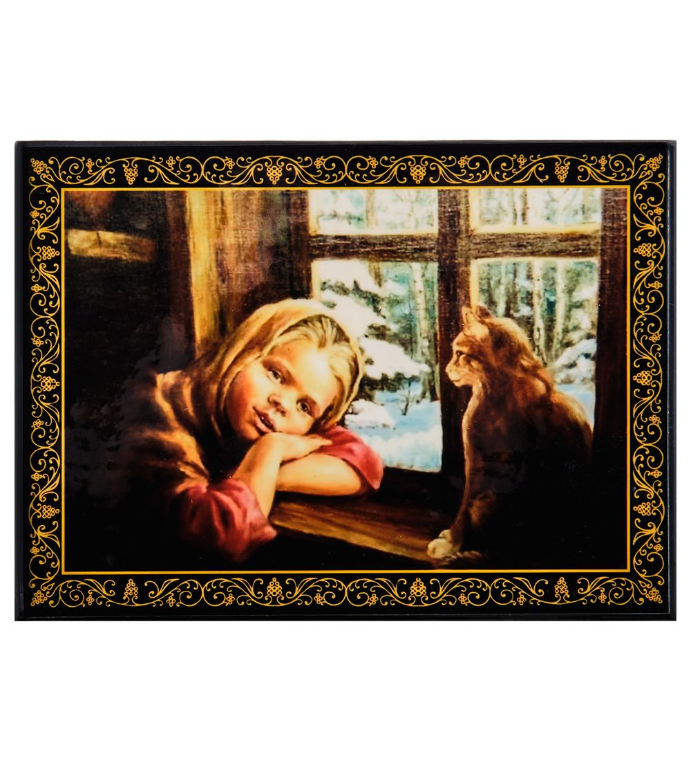 Народные промыслы ШК-11/ 6-N Шкатулка в технике декупаж (13х18х4)