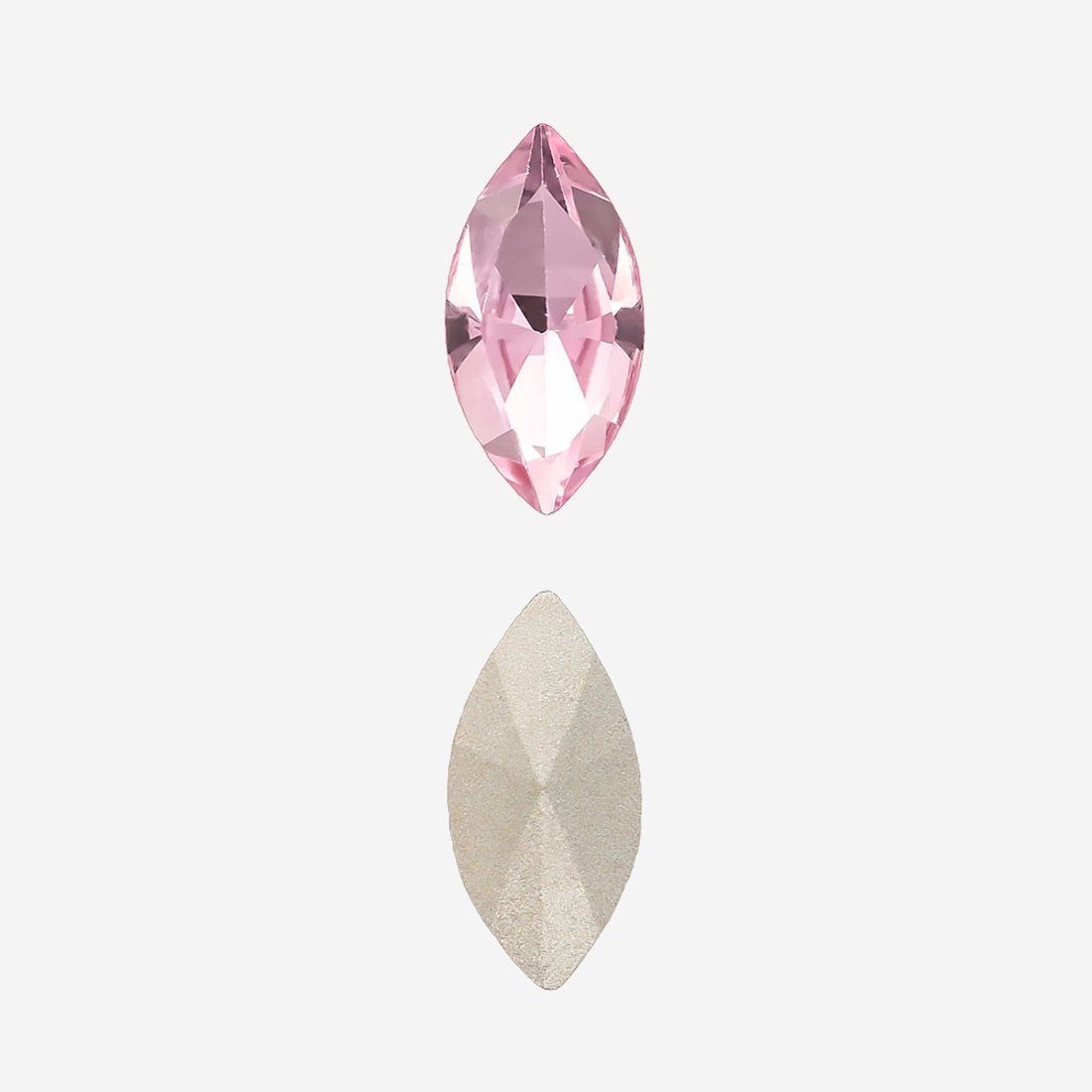 Кристалл Маркиз (Marquise Fancy Stone), оттенок "Розовый"/"Rose", 10*5мм