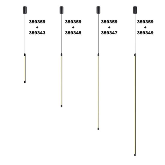 359359 KONST NT24 052 черный Корпус накладной с драйвером для подвесного вертикального монтажа светильников 359343-359358 IP20 8-24W 170-265V VITZ