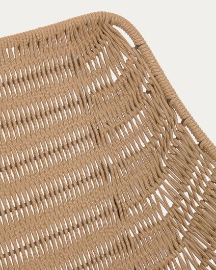 Веревочное кресло Abeli бежевого цвета La Forma Испания 