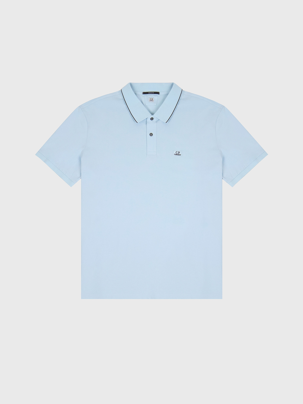 Поло C.P. Company Stretch Piquet Line Soft Blue