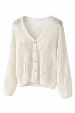 MOHAIR кофта -  белый