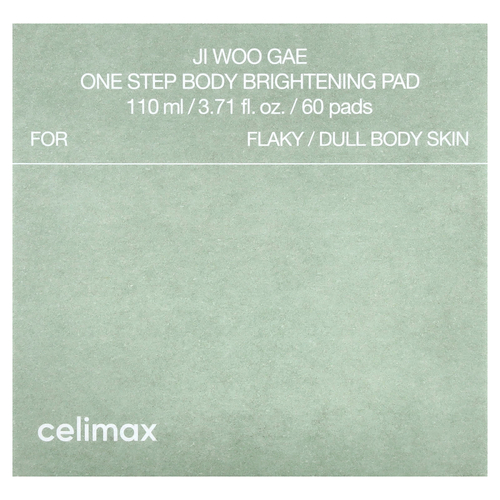 Celimax, Ji Woo Gae, One Step, осветляющие диски для тела, 60 шт., 110 мл (3,71 жидк. унции)