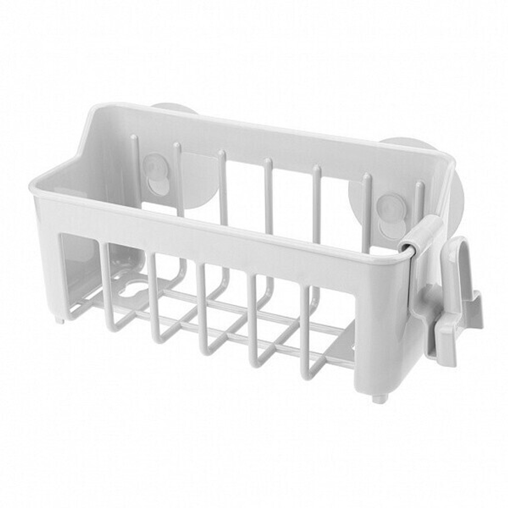 Держатель подвесной на присосах 18,8*8,9*9,3см «HELPER» белый