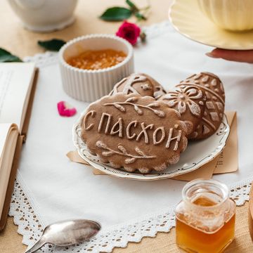 Пряничная форма С пасхой