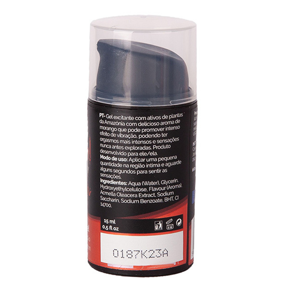 Жидкий интимный гель с эффектом вибрации INTT Vibration! Strawberry 15мл