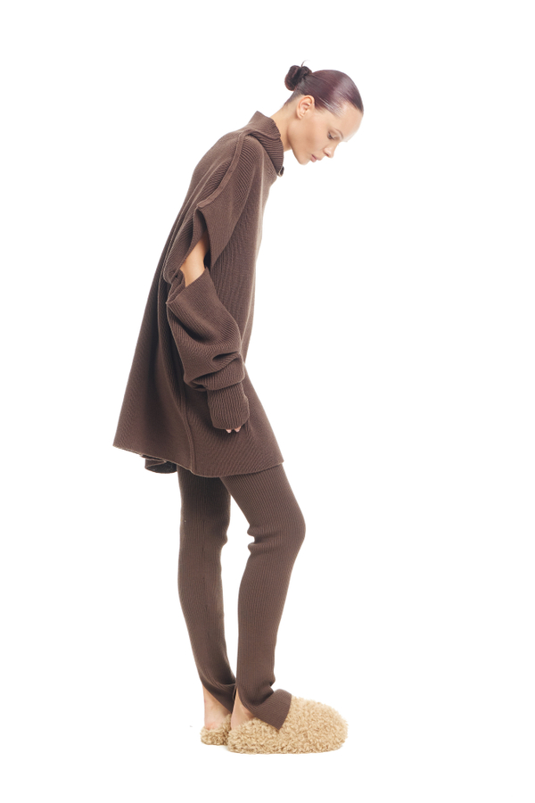 Леггинсы WARM UP Brown