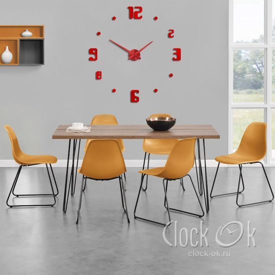 Настенные 3D часы Fashion