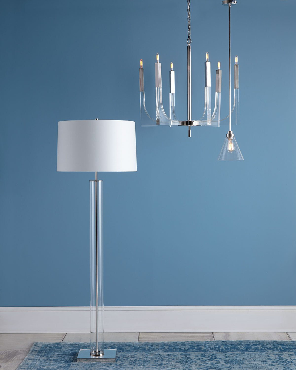 Торшер "Томас" silver