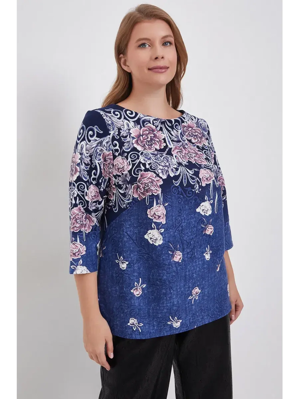 Блузка джемпер нарядный в офис