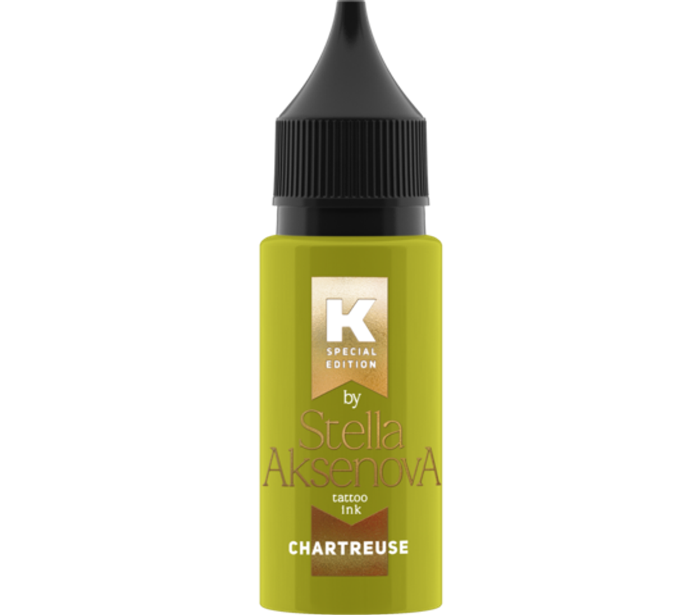 Chartreuse КРАСКА Tattoo Ink by Stella Aksenova