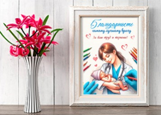 Плакат врачу