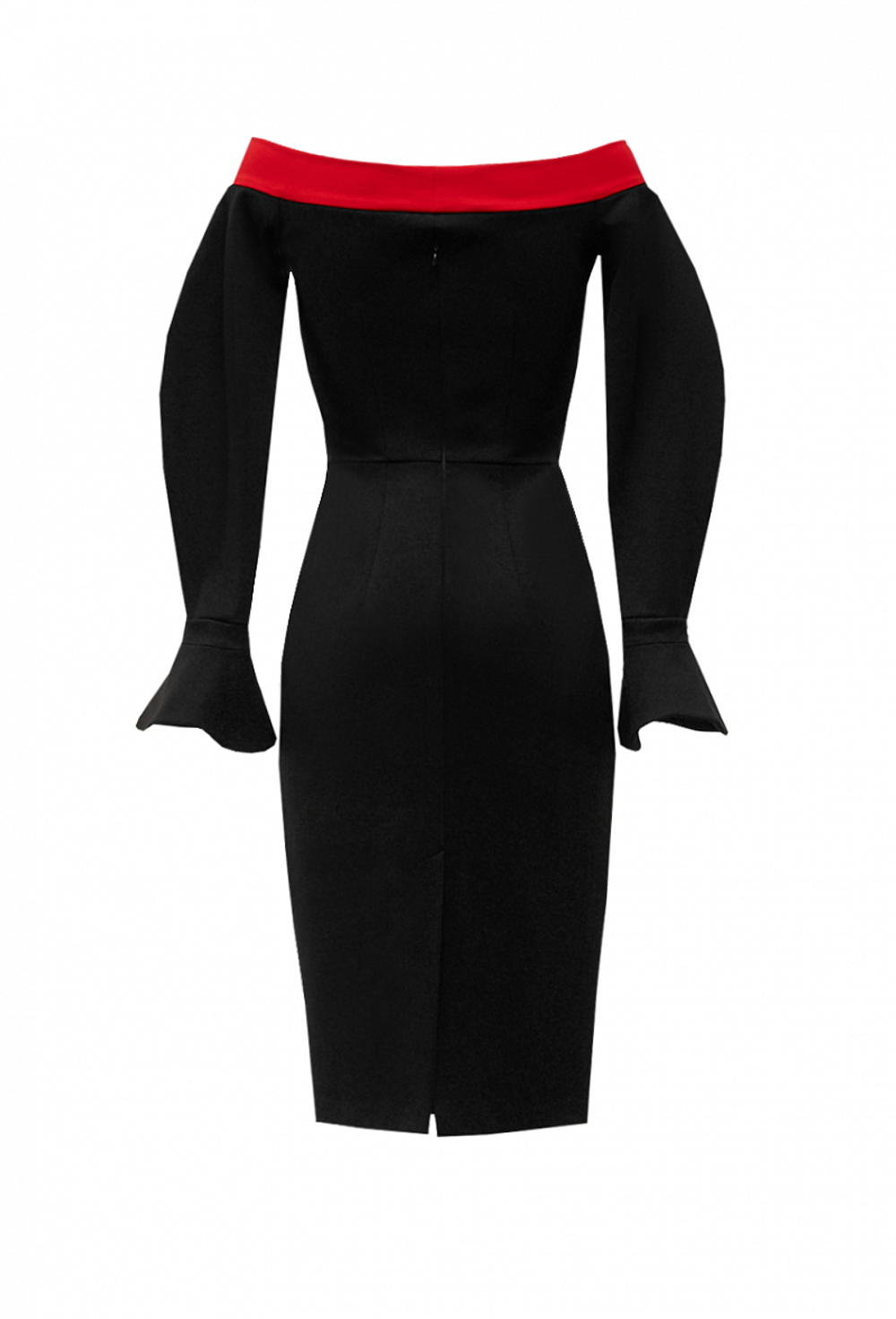 Платье футляр чёрное 05-01-20 FW