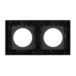 Рамка стеклянная FRM-GLARE-GC-2-BK (Arlight, -) 043836