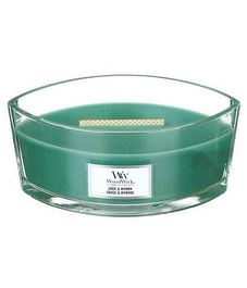 Шалфей и мирт, ароматическая свеча эллипс, WoodWick