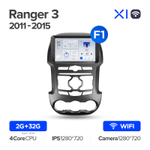 Teyes X1 9"для Ford Ranger 3 2011-2015+CANBUS