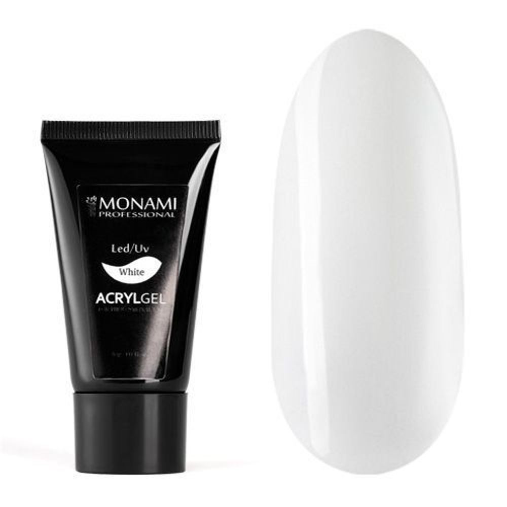Monami AcrylGel White, 30 гр