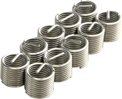 Вставка резьбовая для восстановления резьбы M10 х 1.25 мм., 10 штук, ZIPMEND