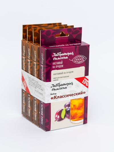 Лаборатория самогона, набор трав и специй Комплект наборов "Классический", настойки