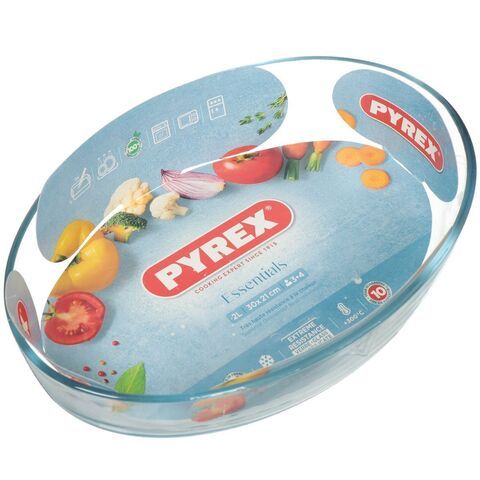 Форма для выпечки стекло, 21х30 см, 2 л, овал, Pyrex, Smart cooking, 345B000/5044