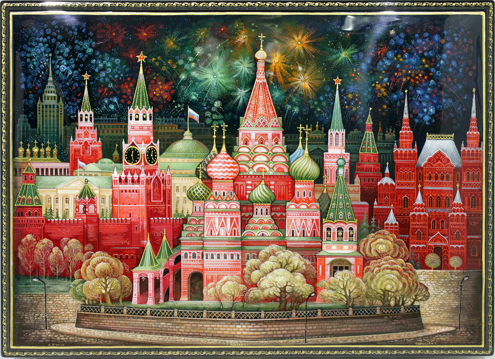 Шкатулка для бумаг "Москва" №2