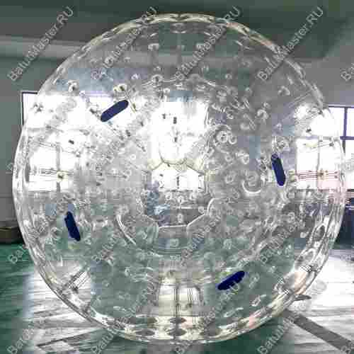 Гидро/аква зорб "Кристалл", ПВХ, диаметр 3 м, один вход