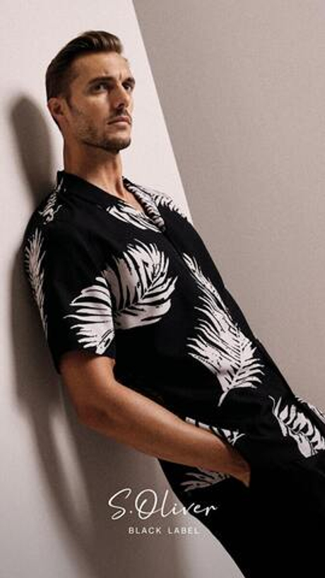 Рубашка с коротким рукавом из вискозы s.Oliver