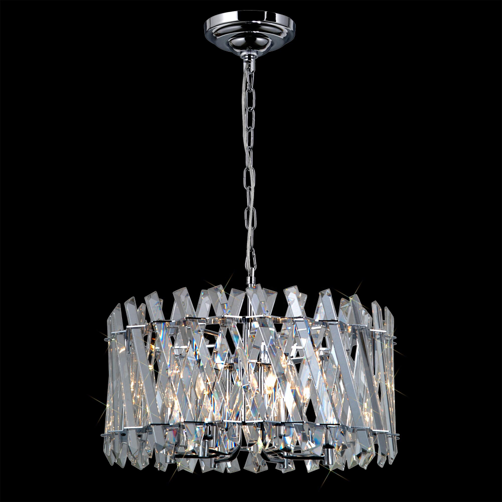Citilux Ингвар CL334261 Люстра подвесная хрустальная Хром