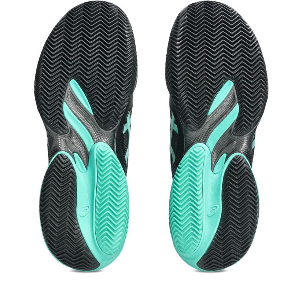 Теннисные кроссовки Asics Court FF 3 Clay - black/aurora green