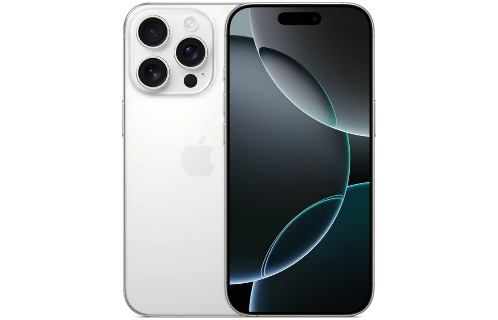 iPhone 16 Pro Max 256 ГБ. Dual: nano SIM + eSIM. White Titanium (белый)