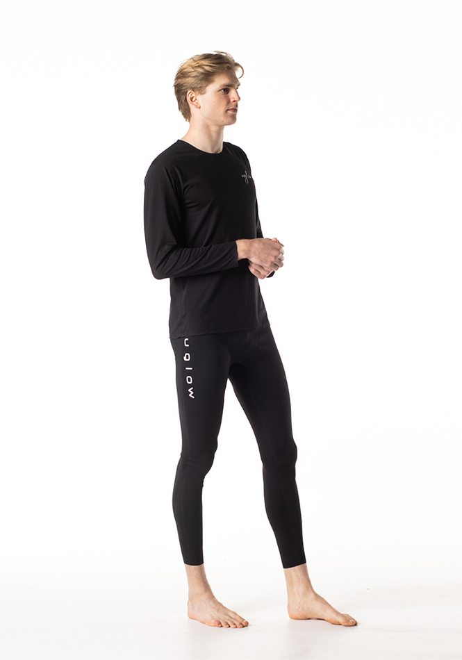 ЛОНГСЛИВ УТЕПЛЕННЫЙ МУЖСКОЙ WARM LONG SLEEVE TEE | BLACK